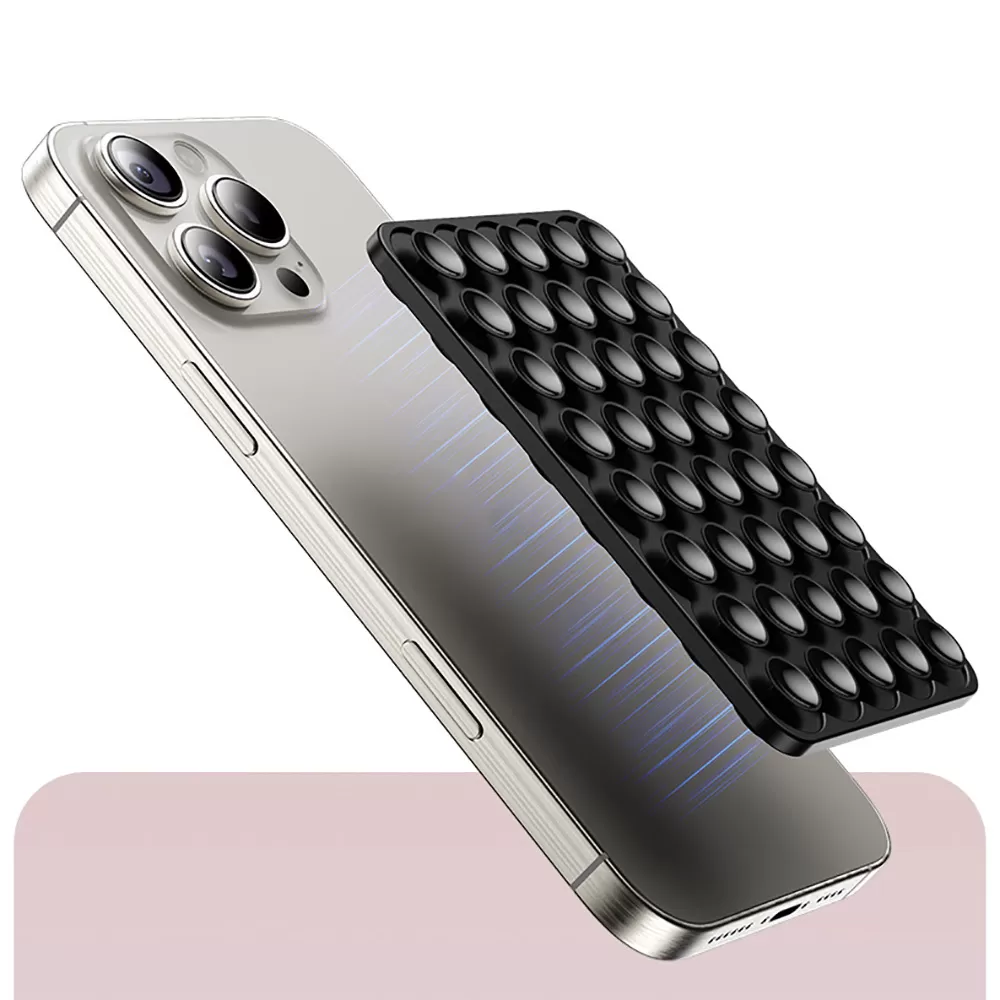 Vantuzlu Telefon Tutucu - Siyah